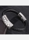 Wholesale Genuine Leather Stainless Steel Magnetic Buckle Bracelet SP0191# - Liuhuamall