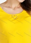 Wholesale Women's Fashion Crisscross Back Round Neck Short Sleeve Crop Tee - Liuhuamall