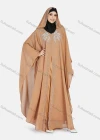Wholesale Women's Vintage Islamic Muslim V Neck Bat Sleeve Rhinestone Kaftan Dress R999# - Liuhuamall