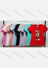 Wholesale Women's Casual Crew Neck Short Sleeve Graphic Slim Fit T-shirt - Liuhuamall