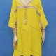 Wholesale Women's Vintage V Neck 3/4 Sleeve Embroidery Trim Short Dress 9# Clothing Wholesale Market Liuhua