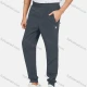 Wholesale Men's Athletic Plain Slim Fit Waffle Knit Pockets Stretch Jogger Pants Slate Gray Clothing Wholesale Market Liuhua