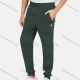 Wholesale Men's Athletic Plain Slim Fit Waffle Knit Pockets Stretch Jogger Pants Dim Gray Clothing Wholesale Market Liuhua