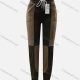 Wholesale Women's Casual Patchwork Drawstring Sweatpants With Pockets Brown & Black Clothing Wholesale Market Liuhua