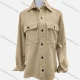 Wholesale Women's Casual Plain Corduroy Flap Pockets Buttons Down Long Sleeve Overshirt 9# Clothing Wholesale Market Liuhua
