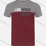 Wholesale Men's Casual Letter Print Colorblock Round Neck Short Sleeve Tee preview