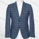 Wholesale Men's Formal Lapel Long Sleeve Two Buttons Flap Pockets Plaid Blazer Jackets 1# Wholesale Clothing Market & Suppliers -LIUHUAMALL