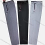 Wholesale Men's Casual Breathable Elastic Waist Pockets Pants Q006# preview