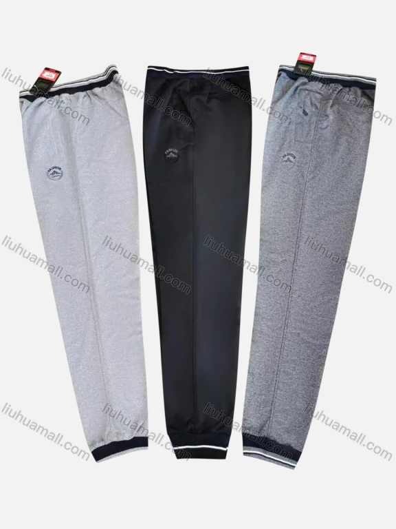 Wholesale Men's Casual Breathable Elastic Waist Pockets Sweatpants Q009#