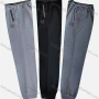 Wholesale Men's Casual Breathable Elastic Waist Pockets Sweatpants Q015# preview