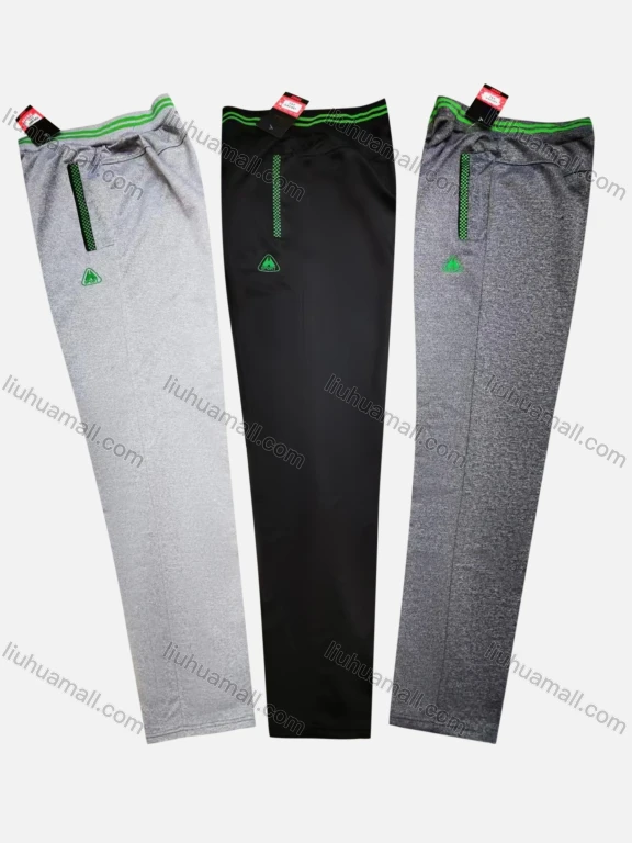 Wholesale Men's Casual Breathable Elastic Waist Pockets Pants Q026#