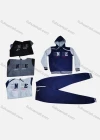 Wholesale Men's Casual Hooded Jacket & Drawstring Sweatpants 2-piece Set 2034# - Liuhuamall