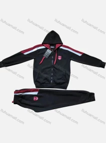 Wholesale Men's Casual Hooded Zipper Jacket & Sweatpants 2-piece Set RJ-2415#, LIUHUA CLOTHING WHOLESALE