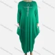 Wholesale Women's African Plus Size Crew Neck Long Sleeve Pearl Decor Pockets Loose Fit Dress 8810# 32# Clothing Wholesale Market Liuhua