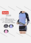Wholesale Women's Athletic Crew Neck Long Sleeve Gym Sportswear Running Shirt - Liuhuamall