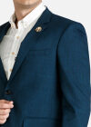 Wholesale Men's Formal Plain Single Breasted Pockets Slim Fit Lapel Blazer & Pant 2-Piece Suit Set - Liuhuamall