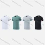 Wholesale Men's Casual & Sporty Quick Dry Striped Round Neck Short Sleeve Athletic Tee 2807# preview