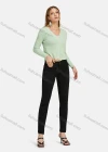 Wholesale Women's Icy Silk V Neck Button Closure Plain Crop Knitted Cardigan - Liuhuamall