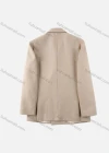 Wholesale Women's Casual Plain Lapel Long Sleeve Hidden Button Duel Pocket Suit Jacket - Liuhuamall