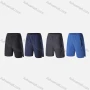 Wholesale Men's Athletic Workout Plain Elastic Waist Zipper Pockets Shorts 11014# preview