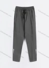 Wholesale Men's Sporty Plain Drawstring Elastic Waist Patch Pocket Pants - Liuhuamall