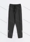 Wholesale Men's Sporty Plain Drawstring Elastic Waist Patch Pocket Pants - Liuhuamall