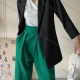 Wholesale Women's Plain Lapel Long Sleeve Suit Jacket SN1267# Black Clothing Wholesale Market Liuhua