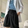 Wholesale Women's Plain Lapel Long Sleeve Suit Jacket SN1267# preview