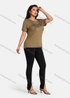 Wholesale Women's Elegant Round Neck Floral Embroidery Short Sleeve T-Shirt - Liuhuamall