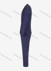 Wholesale Men's Business Plain One Button Pockets Lapel Slim Fit Blazer & Pants 2 Piece Sets - Liuhuamall