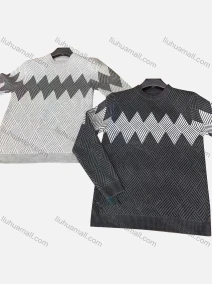 Wholesale Men's Argyle Striped Colorblock Round Neck Long Sleeve Pullover Sweater 2305#, LIUHUA CLOTHING WHOLESALE
