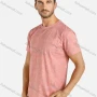 Wholesale Men's Leaf Print Round Neck Short Sleeve Tee preview