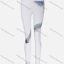 Wholesale Women's Sporty Feather Pattern High Waist Yoga Elasticity Leggings preview