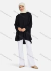Wholesale Women's Casual Plain Ruched Buttons Down Long Sleeve Blouse 1371# - Liuhuamall