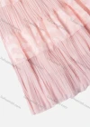 Wholesale Girls' Casual Elastic Waist Pleated Splicing Maxi Skirt - Liuhuamall