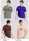 Wholesale Men's Casual Graphic Letter Print Round Neck Short Sleeve T-Shirts 17110# - Liuhuamall