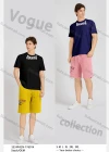 Wholesale Men's Casual Letter Round Neck Short Sleeve T-Shirts & Shorts 2 Piece Set 17601# - Liuhuamall