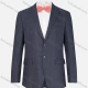 Wholesale Men's Business Lapel Plaid Long Sleeve Single Breasted Pockets Blazer Jackets Navy Clothing Wholesale Market Liuhua