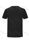 Wholesale Men's Classic Lettler Embroidered Round Neck Plain Short Sleeve T Shirt - Liuhuamall