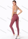 Wholesale Women's Athletic High Waist Butt Lifting Tummy Control Ankle Length Yoga Leggings 1729# - Liuhuamall
