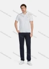 Wholesale Men's Casual Letter Print Short Sleeve Polo Shirts 82008# - Liuhuamall