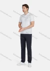 Wholesale Men's Casual Letter Print Short Sleeve Polo Shirts 82008# - Liuhuamall