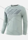 Wholesale Men's Lightweight Dry Fit Graphic Workout Athletic Pullover Sweatshirt T251# - Liuhuamall