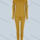 Wholesale Women's Yoga Striped Long Sleeve Zipper Hoodie & Ankle Length Legging 2 Piece Set 14# Clothing Wholesale Market Liuhua