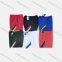 Wholesale Men's Swim Trunks Quick Dry Striped Drawstring Beach Shorts preview
