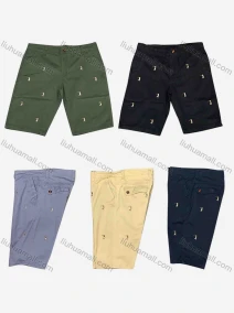 Wholesale Men's Casual Allover Print Pockets Shorts, LIUHUA CLOTHING WHOLESALE