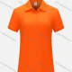 Wholesale Women's Plain Casual Short Sleeve Basics Polo Shirt 1680A# Orange Clothing Wholesale Market Liuhua