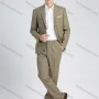 Wholesale Men's Formal Slim Fit Lapel Single Breasted Plaid Print Blazer & Trousers 2 Piece Sets preview