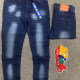 Men's Casual Distressed Straight Leg Jean 3# Clothing Wholesale Market -LIUHUA