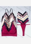 Wholesale Women's Sexy Bralette Bra & Thongs Lingerie Set 182# - Liuhuamall